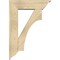 Ekena Millwork Westlake Traditional Rough Sawn Bracket w/ Offset Brace, Douglas Fir, 8"W x 28"D x 40"H BKT0806X28X40WTL01RDF - alternate 2